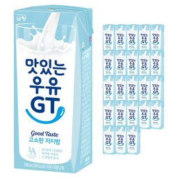저지방 멸균우유의 최강자, 맛있는우유GT 190ml 24팩 리뷰