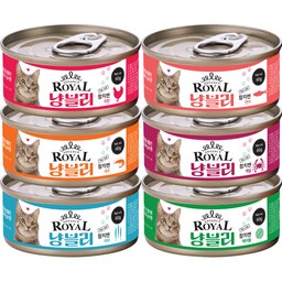 로얄 냥블리 애묘캔 고양이간식캔, 60g, 24개, 혼합맛(콤보) · 24개 · 60g