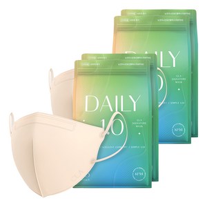 CLA 데일리 라이트패키지 보건용 컬러 새부리형 마스크 대형 KF94, 25개입, 4개, 스킨베이지 추천 상품