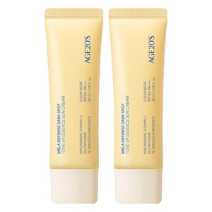 에이지투웨니스 멜라 디펜스 기미 톤업 에센스 선크림 SPF50+ PA++++