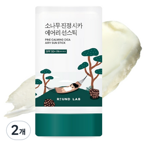 라운드랩 소나무 진정 시카 에어리 선스틱 SPF50+ PA++++