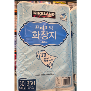 커클랜드 프리미엄 화장지 3겹 30롤