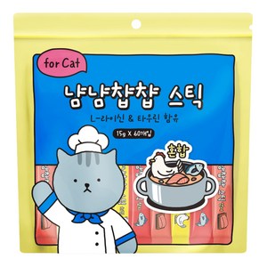 냠냠챱챱 스틱 짜먹는 고양이 대용량 간식