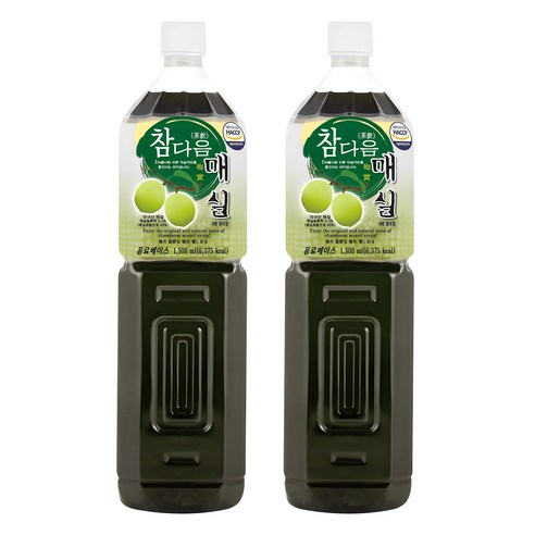 참다음 매실, 1.5L, 2개