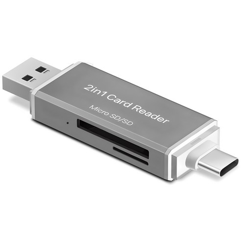 SD·microSD 자료를 노트북으로 옮길 때 필요한 멀티 카드리더로, 사진 백업과 파일 정리에 유용합니다. - 1