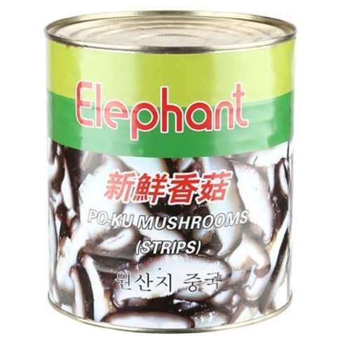 코끼리 표고버섯채 통조림, 1개, 2.84kg