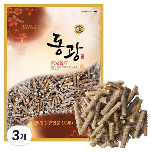 동광한방몰 국내산 가시오가피 나무, 300g, 3개