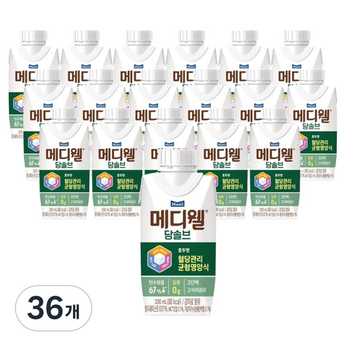 메디웰 당솔브 호두맛 혈당관리 균형영양식