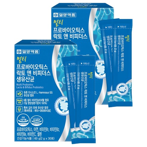 일양약품 멀티 프로바이오틱스 락토 앤 비피더스 L 람노서스 GG 생유산균 30p