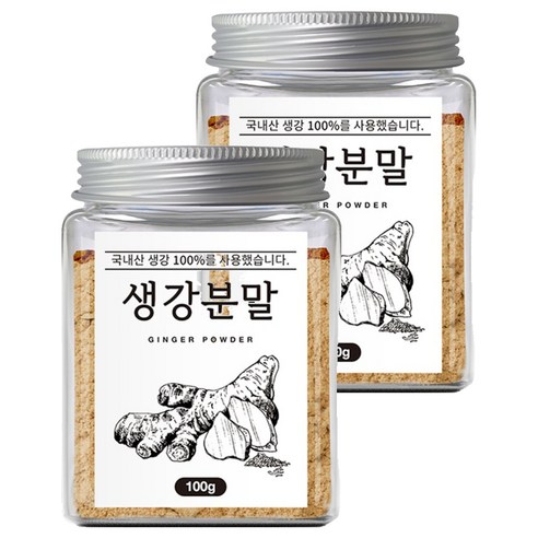 조은약초 생강 분말, 100g, 2개