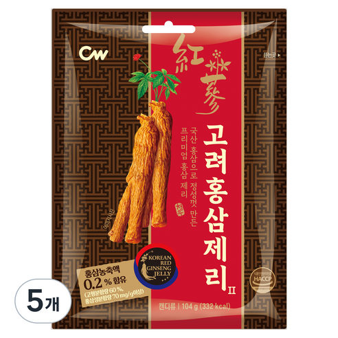 청우식품 고려홍삼제리2