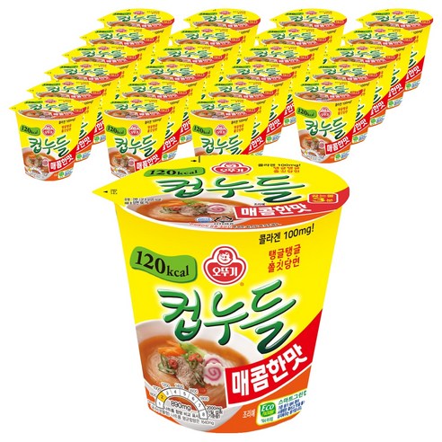 오뚜기 컵누들 매콤한맛 37.8g
