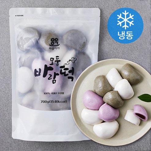 착한마을마음이가 모둠 바람떡 (냉동)