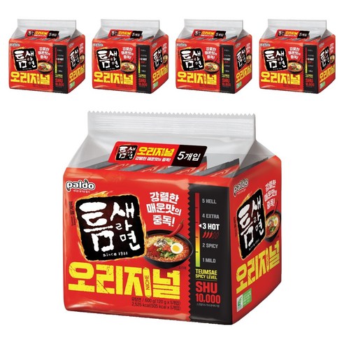 틈새라면 빨계떡 120g