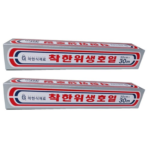 착한식재료 위생호일, 30m, 2개