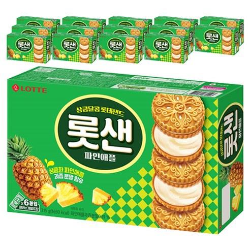 롯데웰푸드 롯데샌드 파인애플
