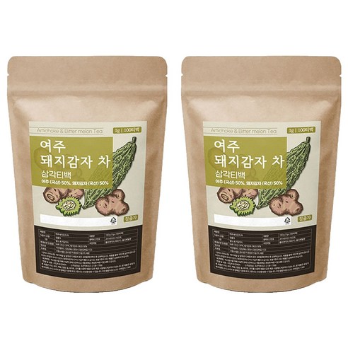 조은약초 여주 돼지감자 차, 1g, 100개입, 2개