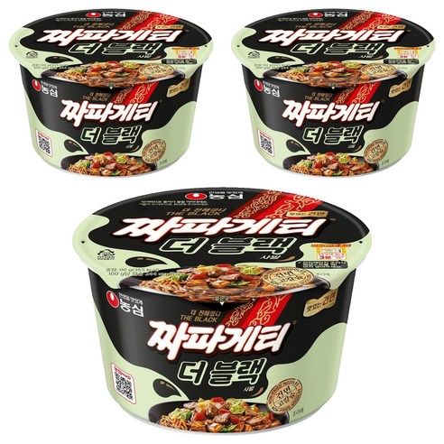 짜파게티 더 블랙 큰사발면 90g