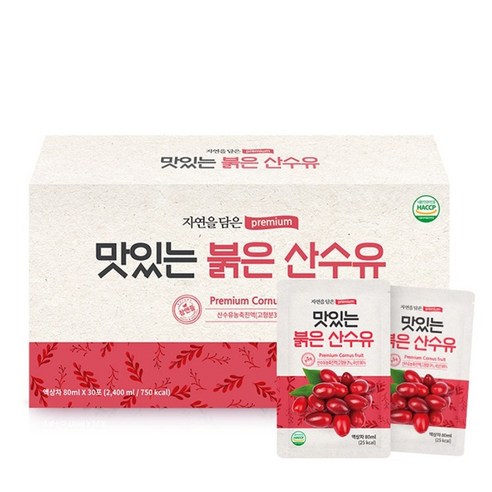 황토농원 맛있는 붉은 산수유 건강즙, 2.4L, 1개