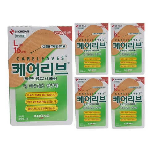 일동제약 케어리브 멸균반창고, 16개입, 5개