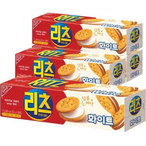 리츠 샌드위치 크래커 화이트, 4개, 77g
