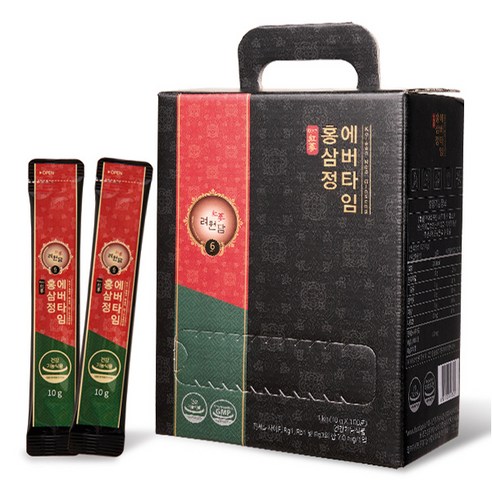 려원담 6년근 홍삼정 에버타임 스틱 100p