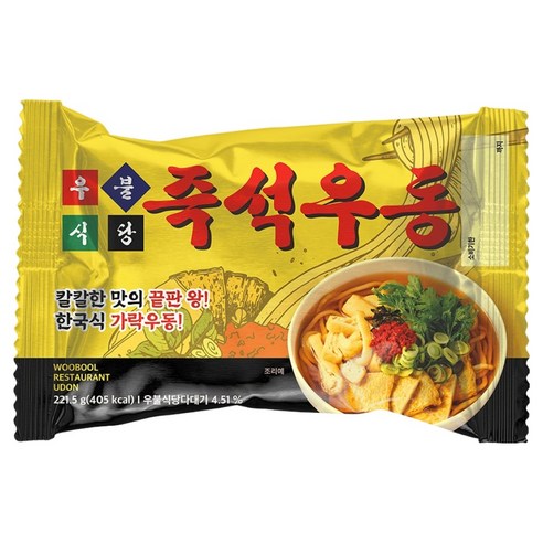 우불식당 즉석우동, 221.5g, 1개