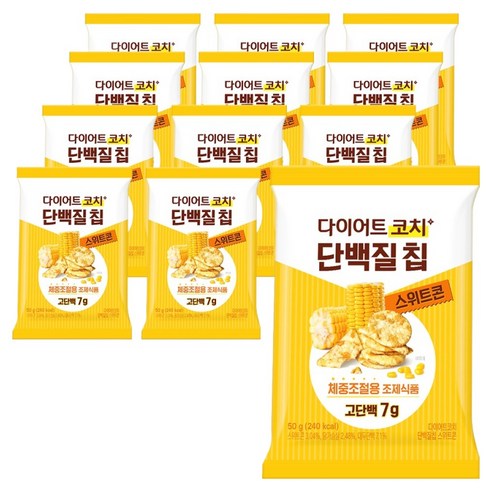 다이어트코치 종근당건강 다이어트코치 단백질칩 스위트콘
