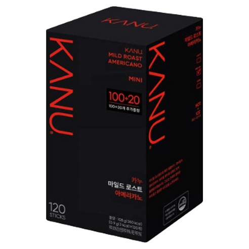 카누 미니 마일드 원두커피믹스, 0.9g, 120개입, 1개