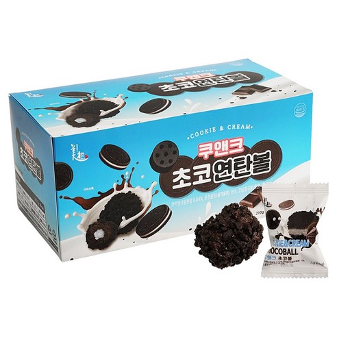 쿠앤크 초코 연탄볼 30p