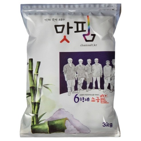 육형제소금밭 맛핌 함초소금 지퍼백