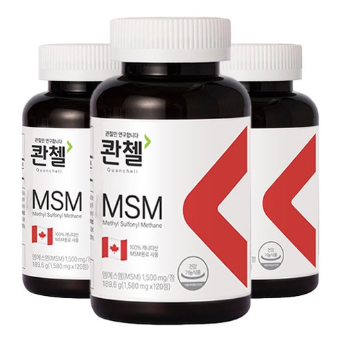 콴첼 MSM 영양제 189.6g