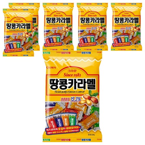 크라운 땅콩카라멜-