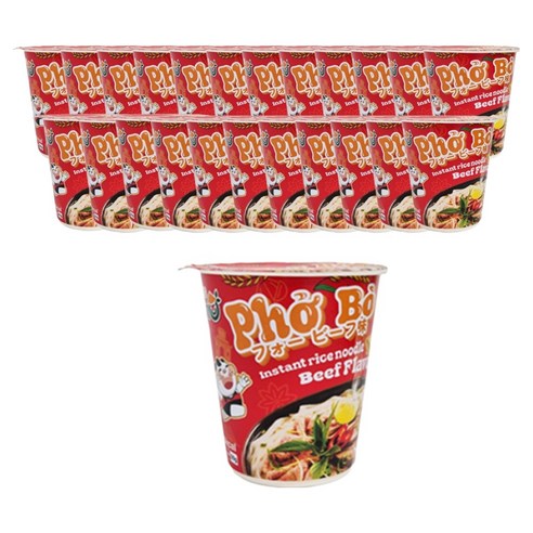 킹포 베트남 쌀국수 소고기플레이버, 50g, 24개