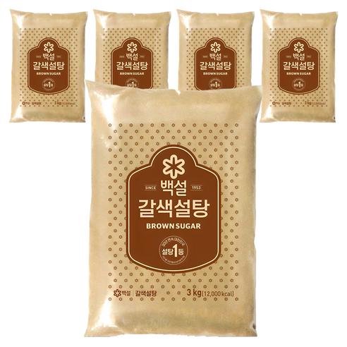 백설 갈색설탕