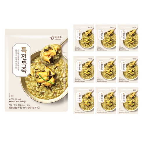 baro 특전복죽, 270g, 10개