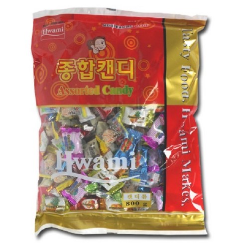 화미_종합캔디(小) 800G, 1개, 800g
