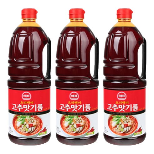 해표 요리백미 고추맛기름