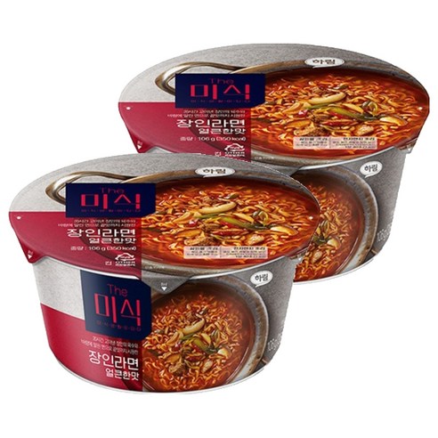 더미식 장인라면 얼큰한맛 컵 106g