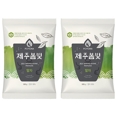포모나 제주봄빛 말차 파우더