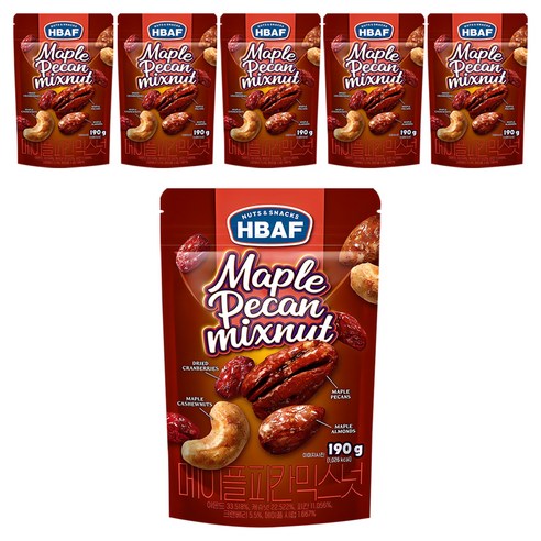 바프 메이플 피칸 믹스넛