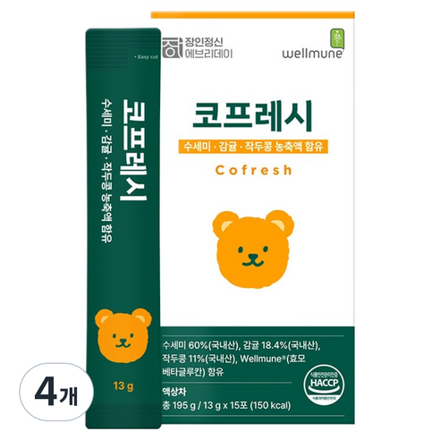 장인정신에브리데이 코프레시, 195g, 4개