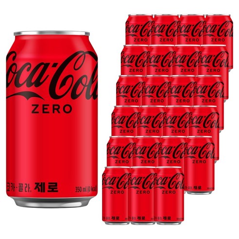 코카콜라 제로, 350ml, 24개