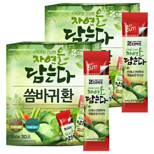 조은약초 씀바귀환 스틱, 90g, 2개