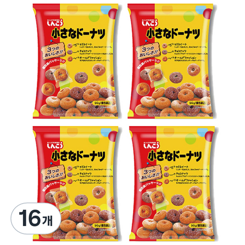 신코 미니도넛, 90g, 16개