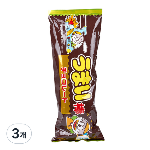 우마이봉 초코 대형, 180g, 3개