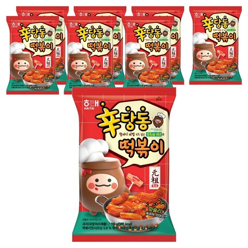 해태제과 신당동 떡볶이, 110g, 8개