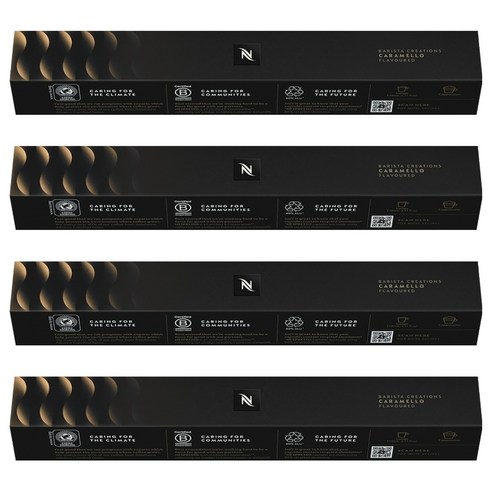 네스프레소 바리스타 크리에이션 캐러멜향 커피, 5g, 10개입, 4개