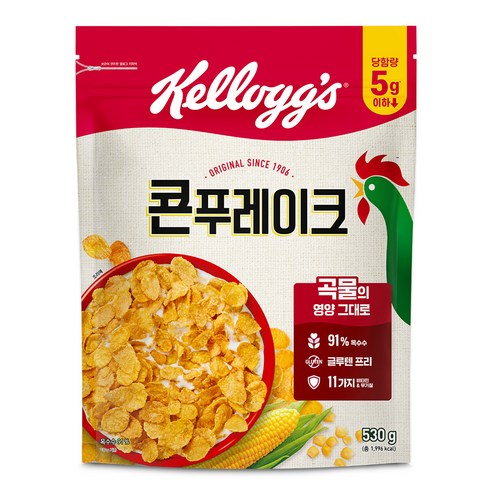 켈로그 콘푸레이크 시리얼
