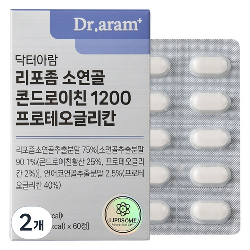 닥터아람 리포좀 소연골 콘드로이친 1200 프로테오글리칸 48g